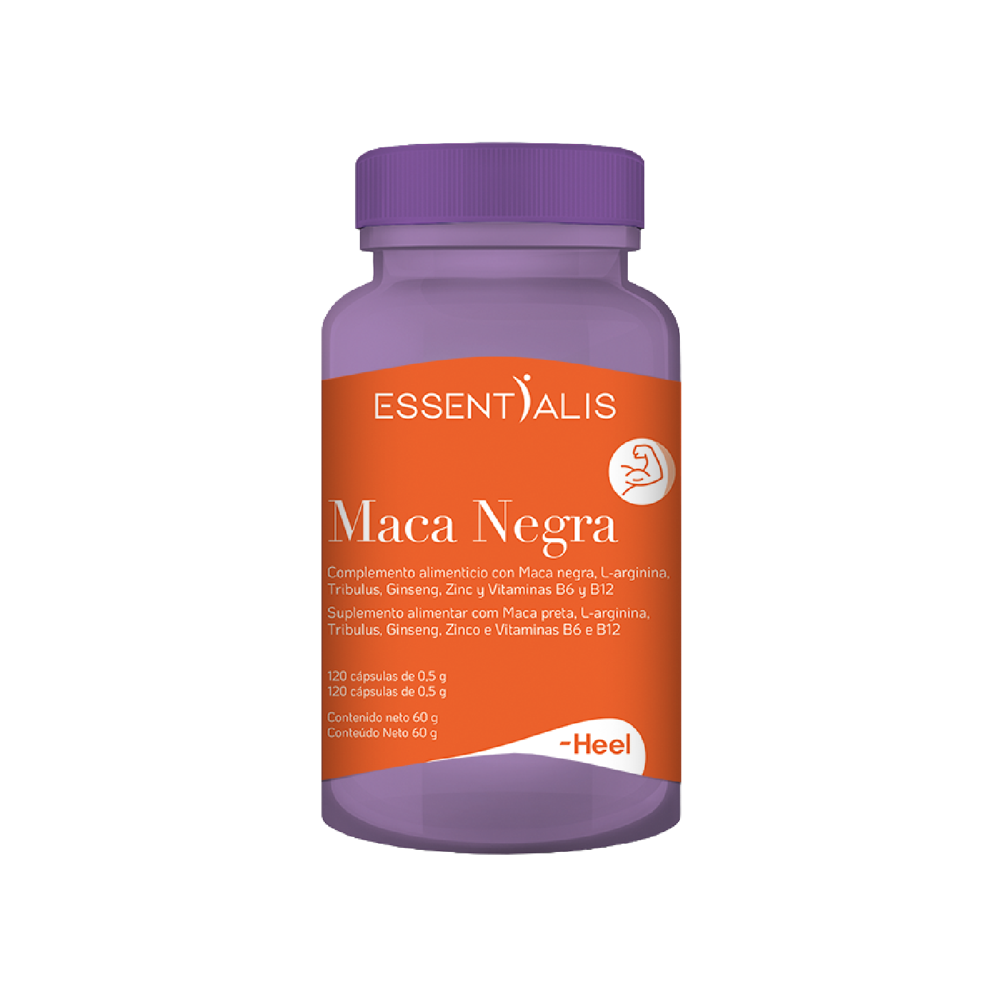 Essentialis Maca Negra 120 Cápsulas