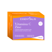 Essentialis Vitamina C Zinco 60 Comprimidos