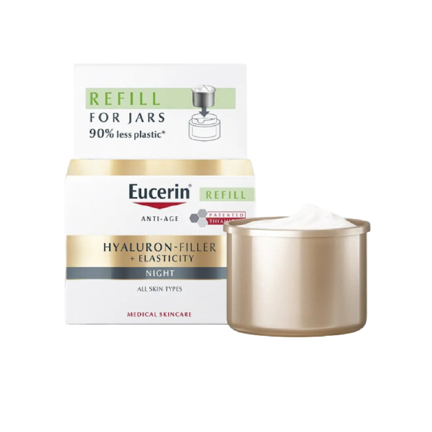 Eucerin Hyaluron-Filler + Elasticity Noite Refill 50ml