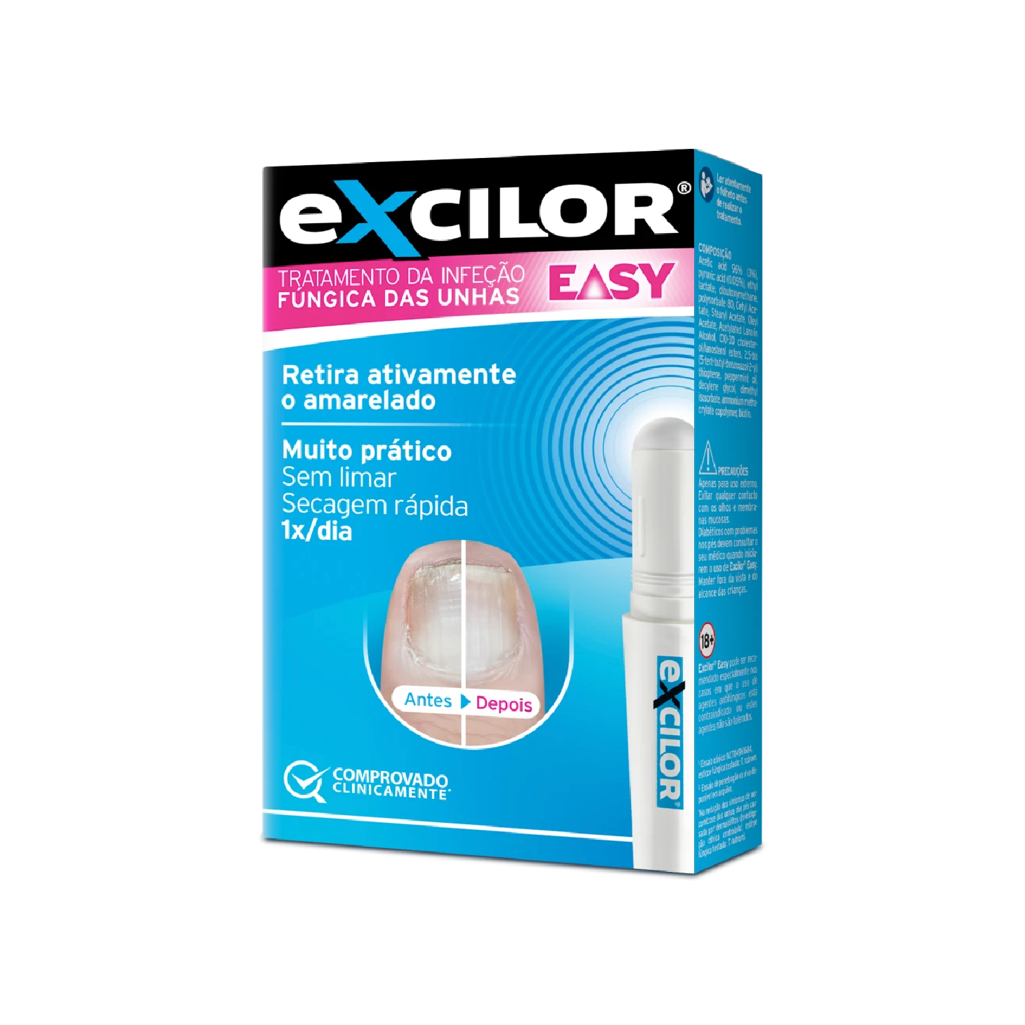 Excilor Easy Caneta Infeção Fúngica das Unhas 4ml