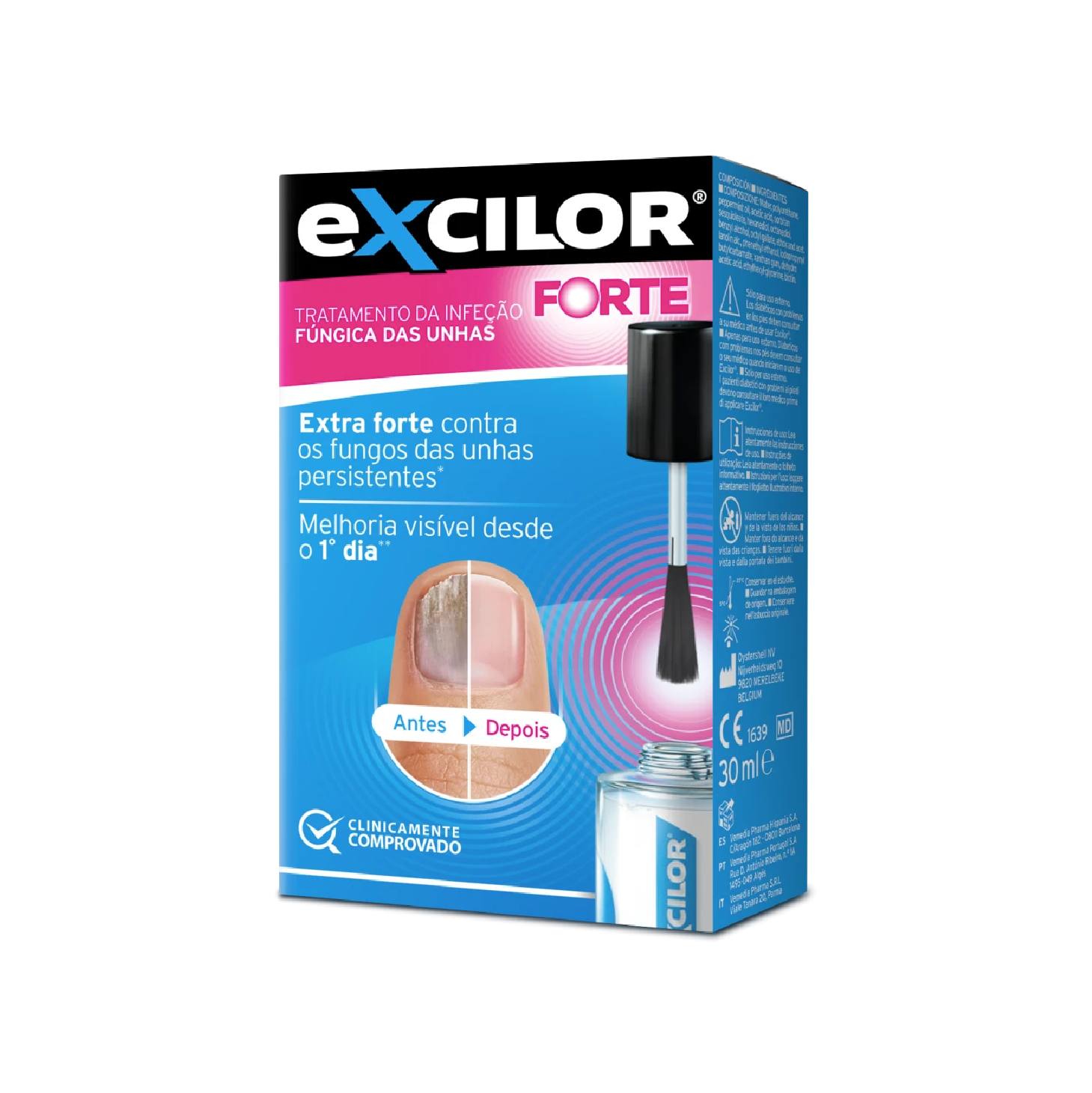 Excilor Forte Verniz Fungos das Unhas 30ml