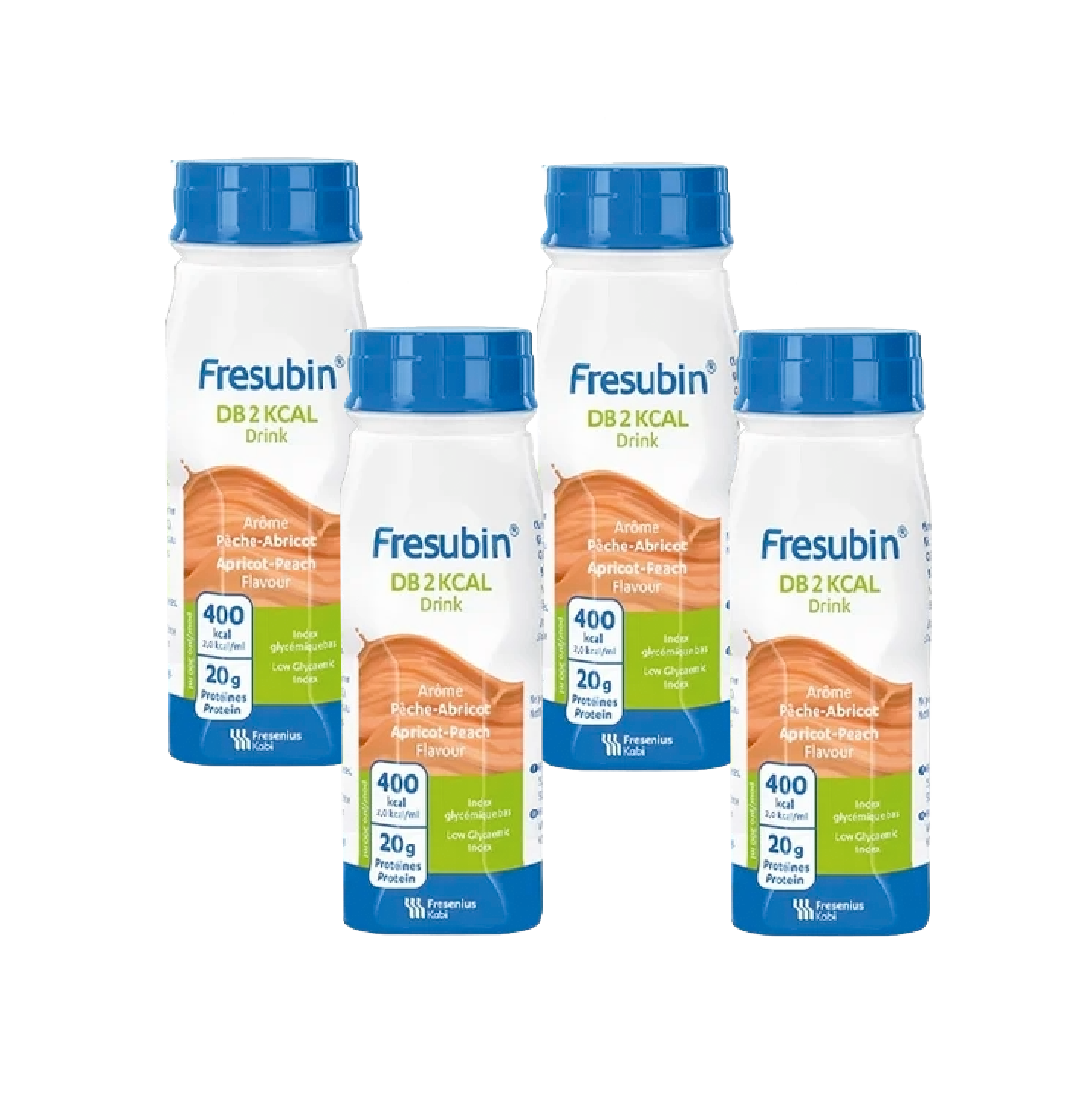 Fresubin 2Kcal Drink Pêssego Alperce 200ml x 4 Unidades