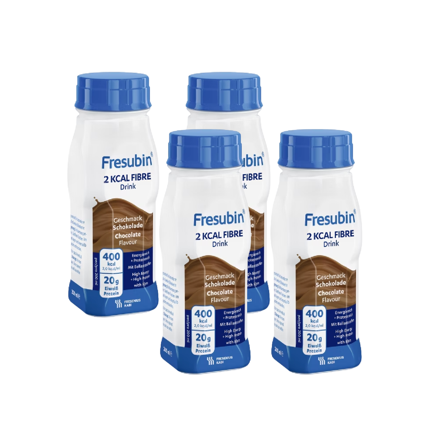 Fresubin 2kcal Fibra Solução Chocolate 200ml x4 Unidades