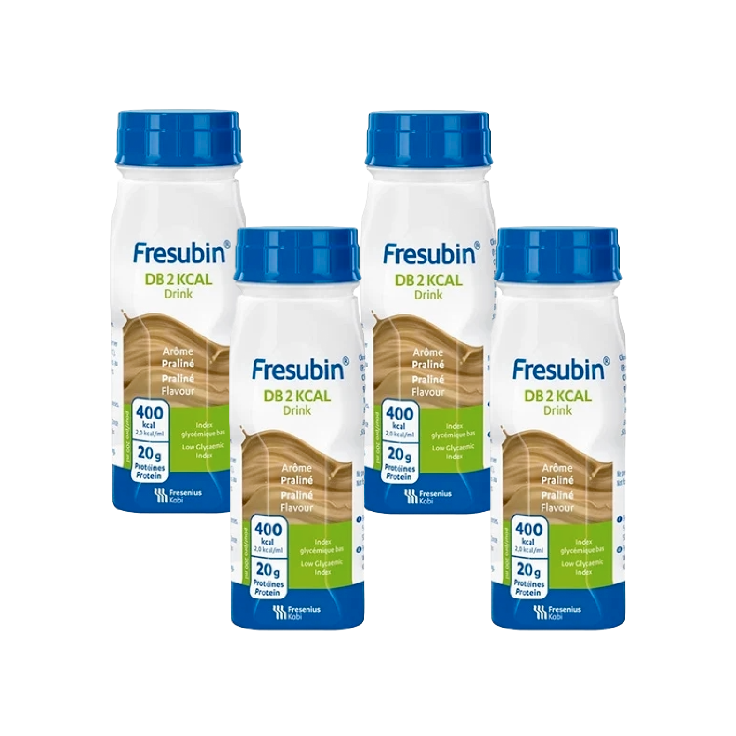 Fresubin DB 2Kcal Drink Praliné 200ml x 4 Unidades