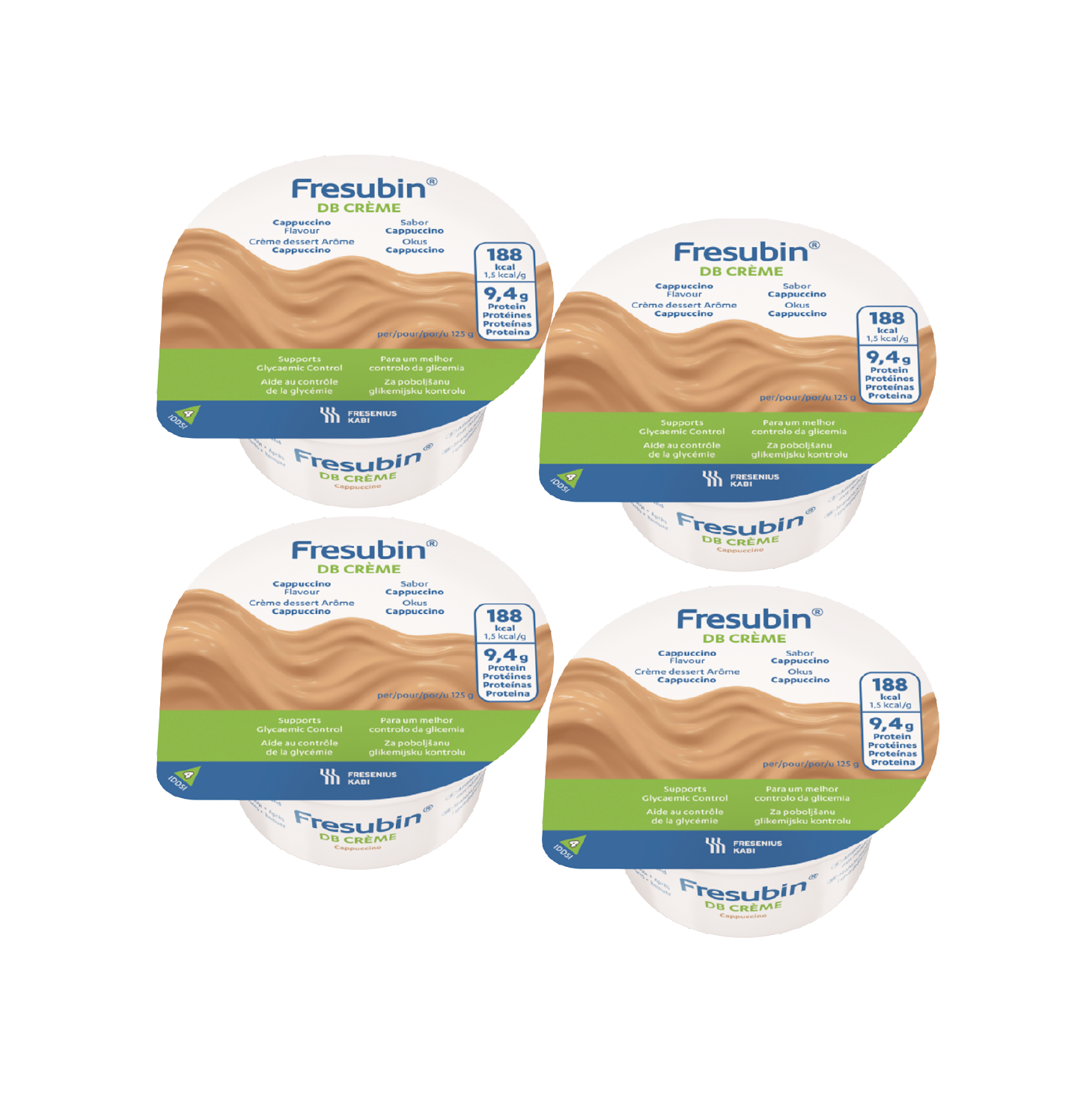 Fresubin DB Creme Cappuccino 125g x 4 Unidades