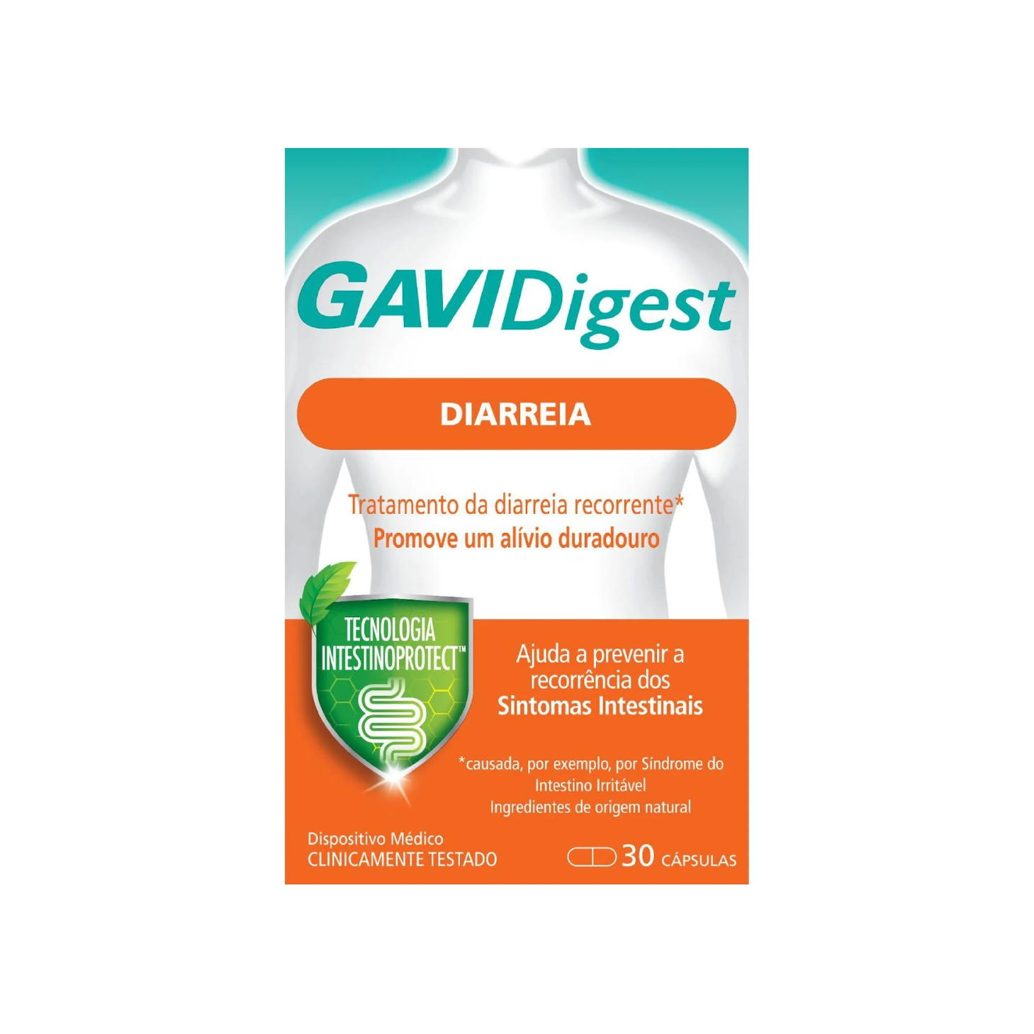 GaviDigest Diarreia 30 Cápsulas