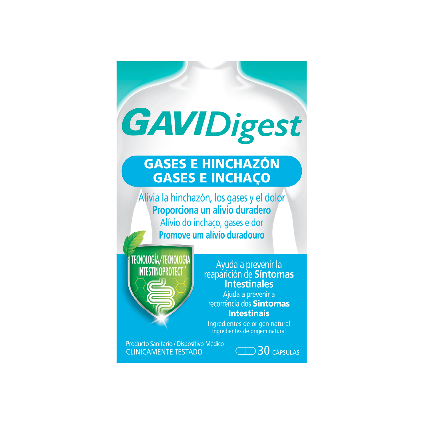 GaviDigest Gases e Inchaço 30 Cápsulas