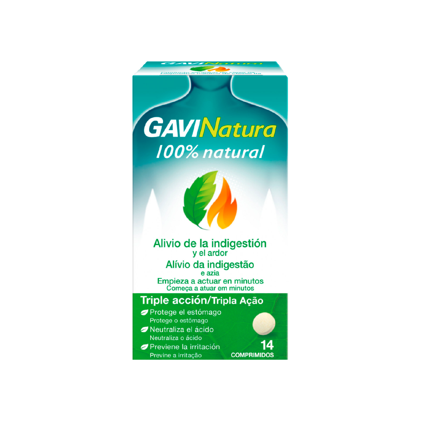 Gavinatura 14 comprimidos
