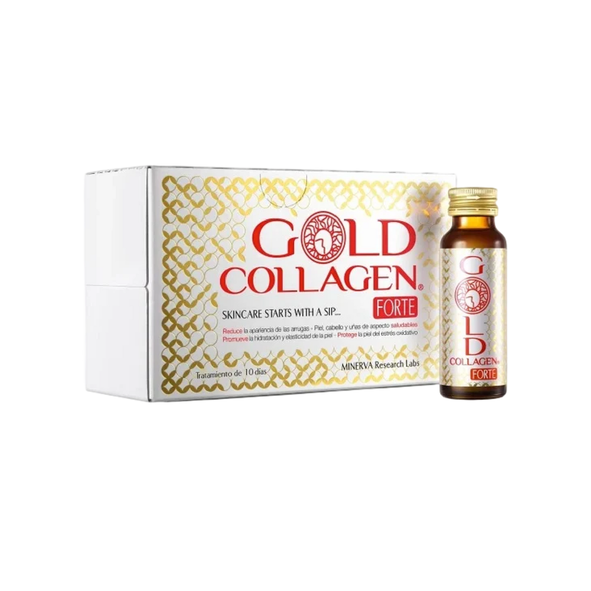 Gold Collagen Forte Solução 50ml x10