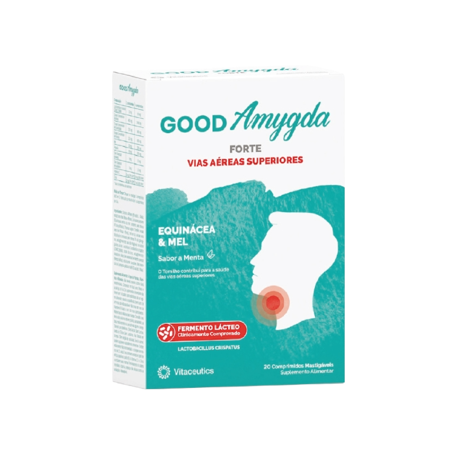 Good Amygda Sabor Menta 20 Comprimidos