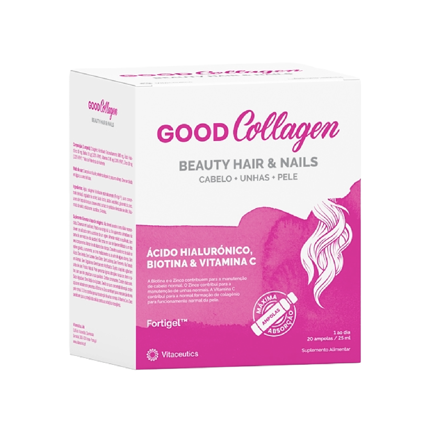 Good Collagen Beauty Hair e Nails 20 Ampolas
