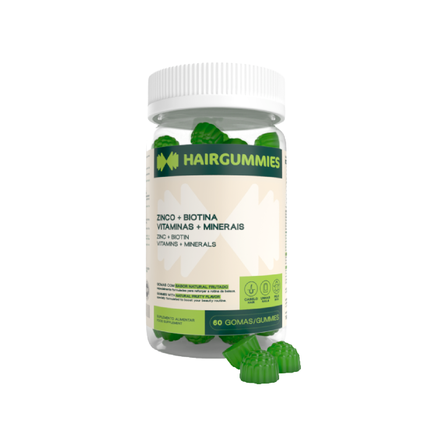 Hairgummies 60 Gomas