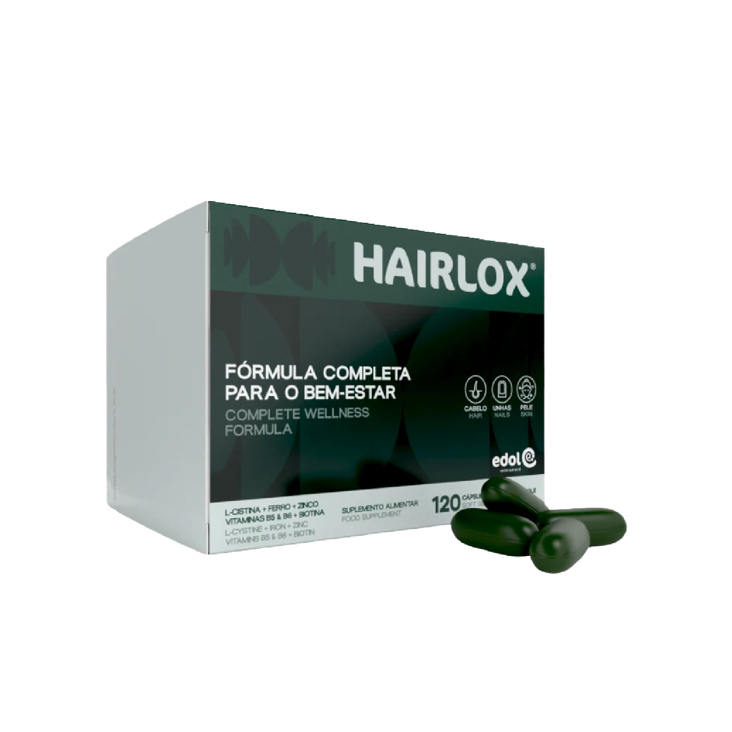 Hairlox 120 cápsulas