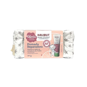 Halibut Muda Fralda Pomada Reparadora 100g + Bolsa