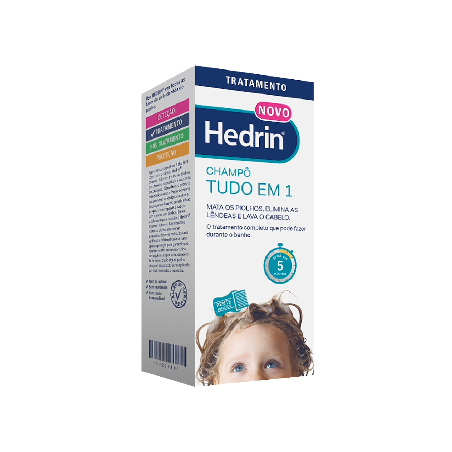Hedrin Champô Tudo em 1 200ml