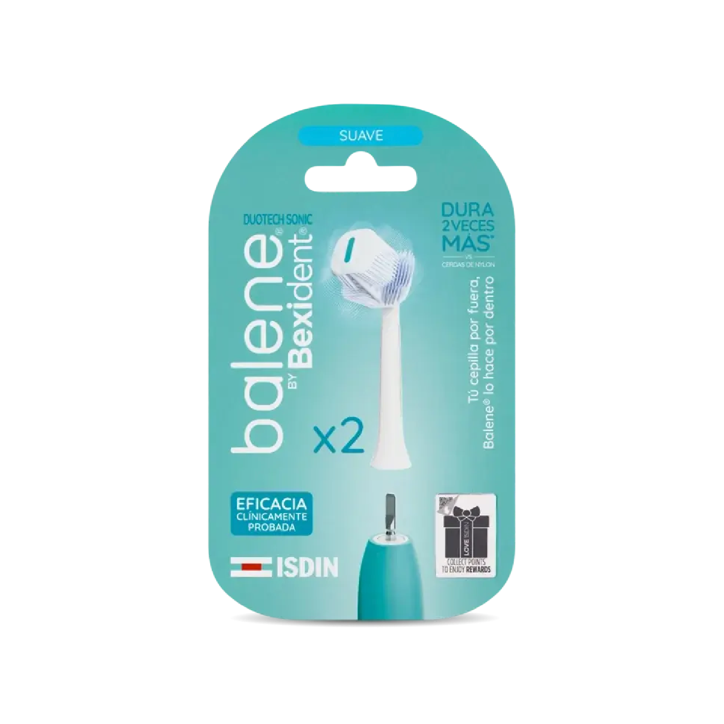 Isdin Balene by Bexident Duot Escova de Dentes Recarga Suave x 2 Unidades