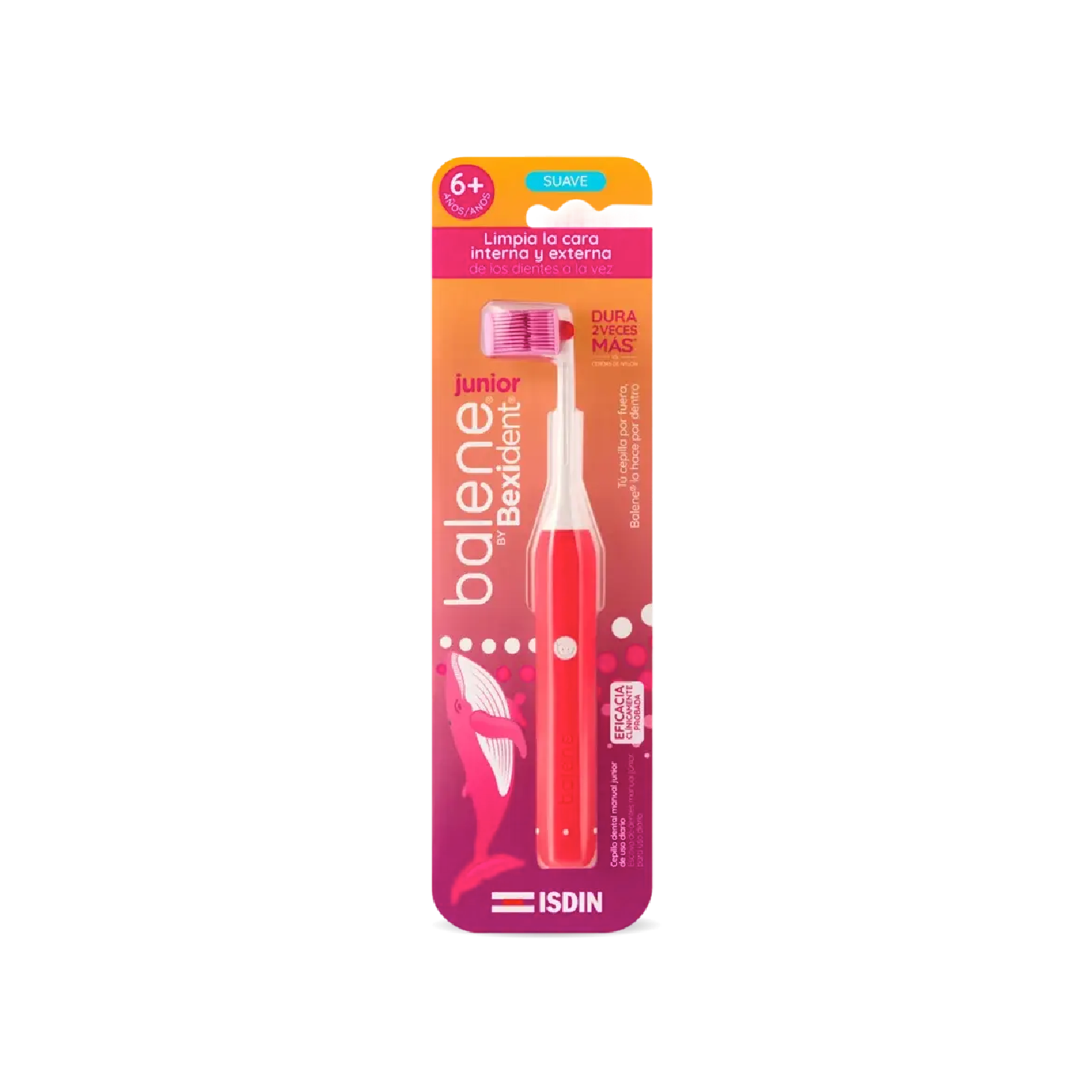 Isdin Balene by Bexident Junior Escova de Dentes +6 Anos Rosa
