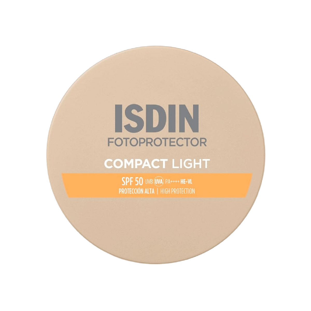 Isdin Compact Isdin Fotoprotector Compact Light SPF50 10g - Farmácia Cuida