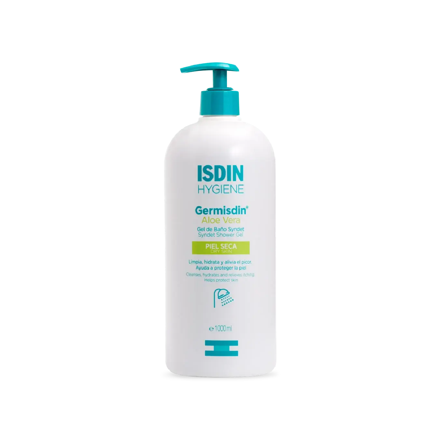 Isdin Germisdin Gel de Banho Syndet Aloé Vera 1L