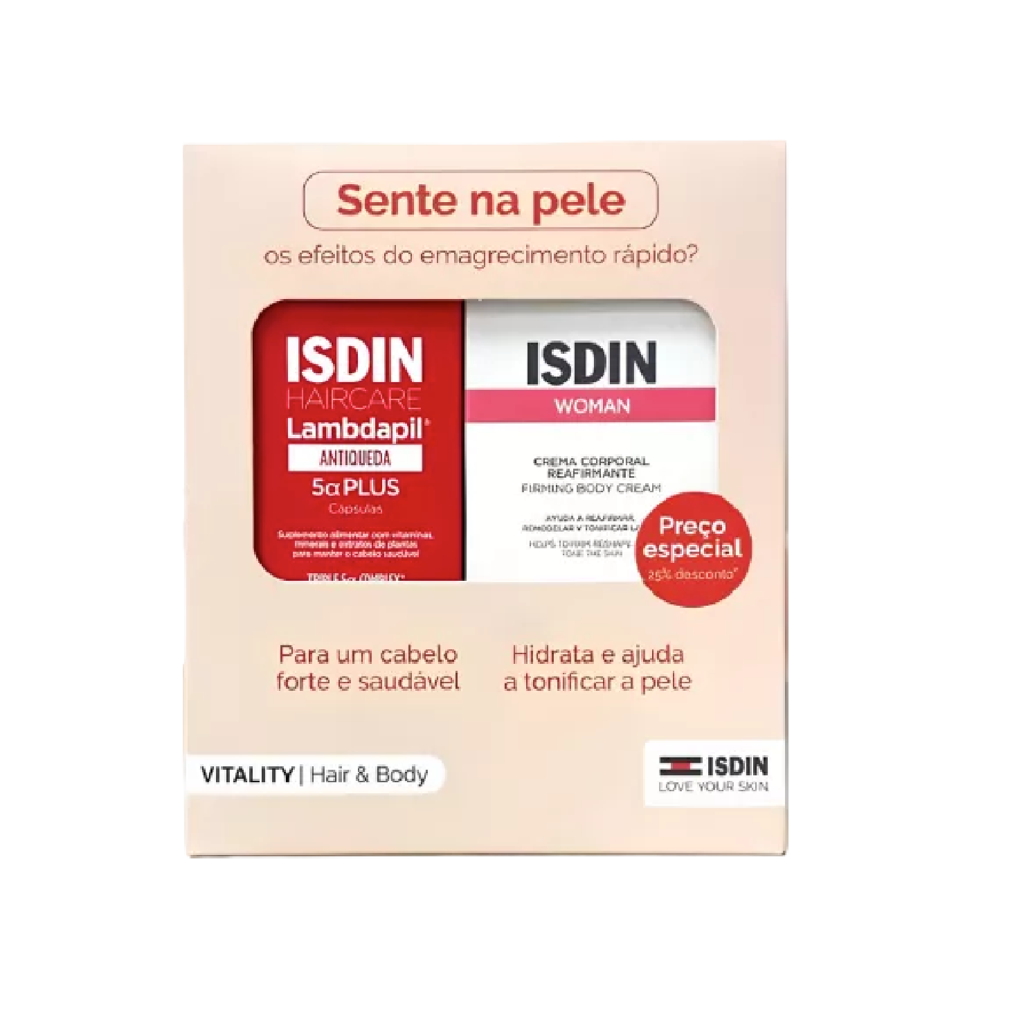 Isdin Lambdapil 5a Plus 60 Cápsulas + Isdin Women Creme