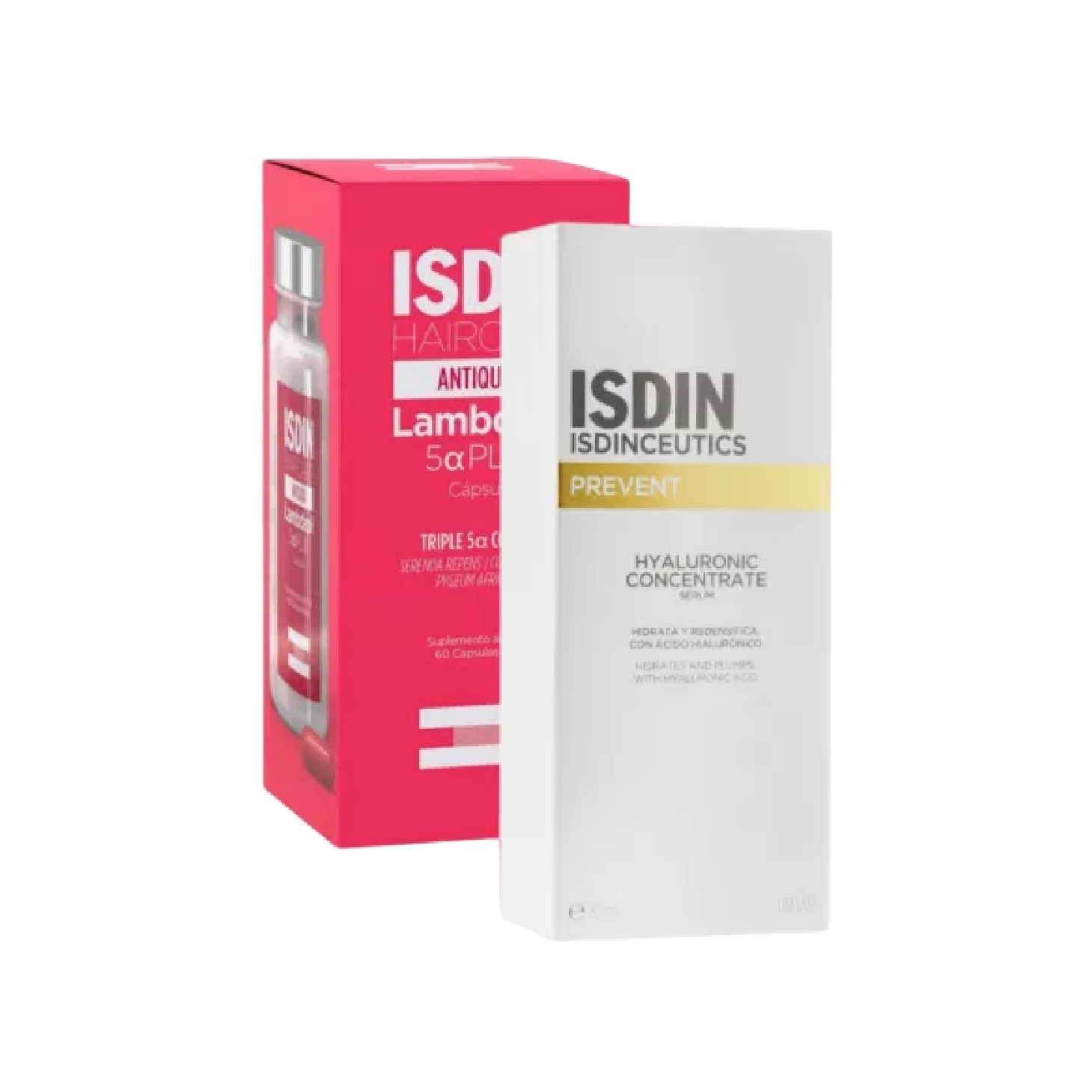 Isdin Lambdapil Antiqueda 5A Plus 60 Cápsulas + Hyaluronic Sérum