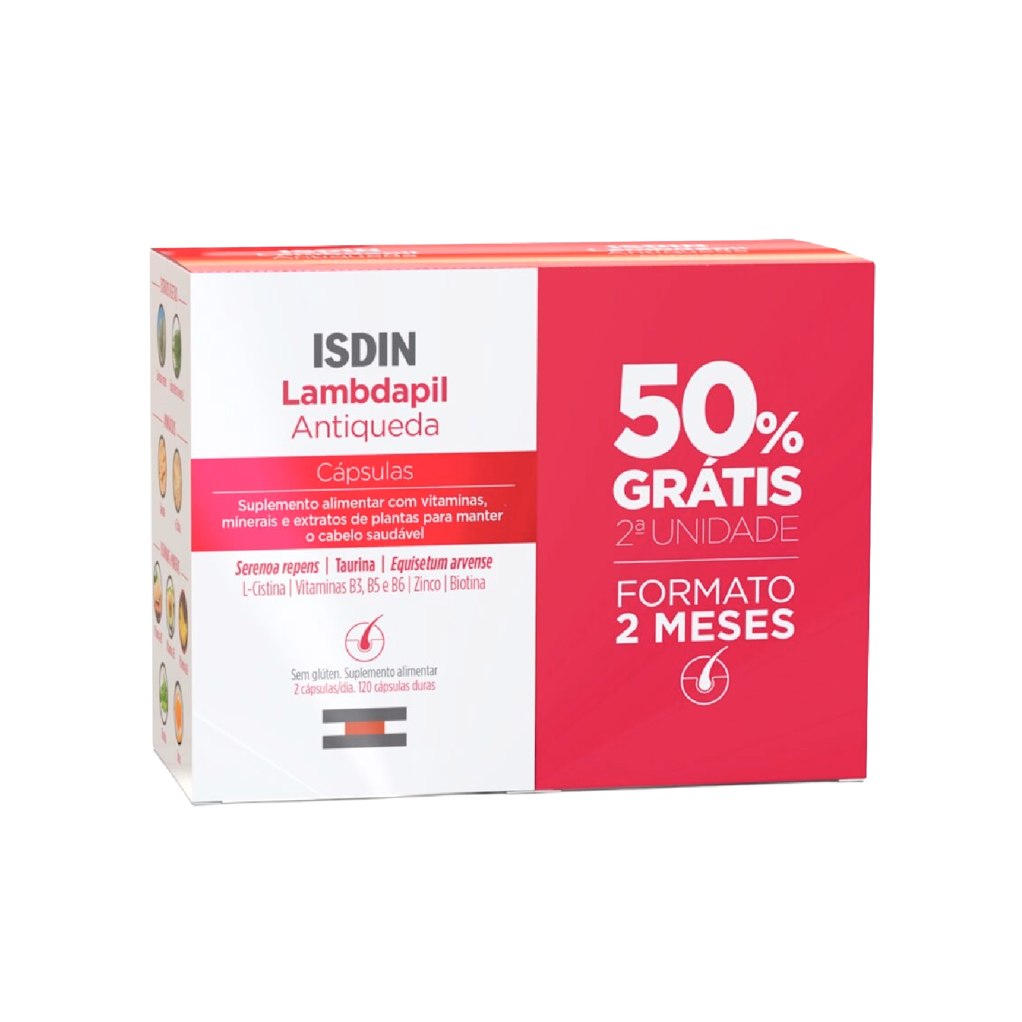 Isdin Lambdapil Antiqueda 60 Cápsulas x 2 Unidades