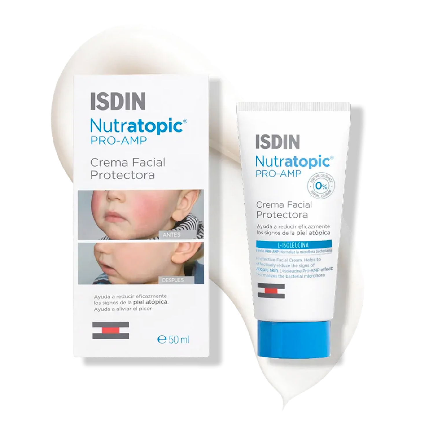 Isdin Nutratopic Pro-AMP Creme Facial 50ml x2