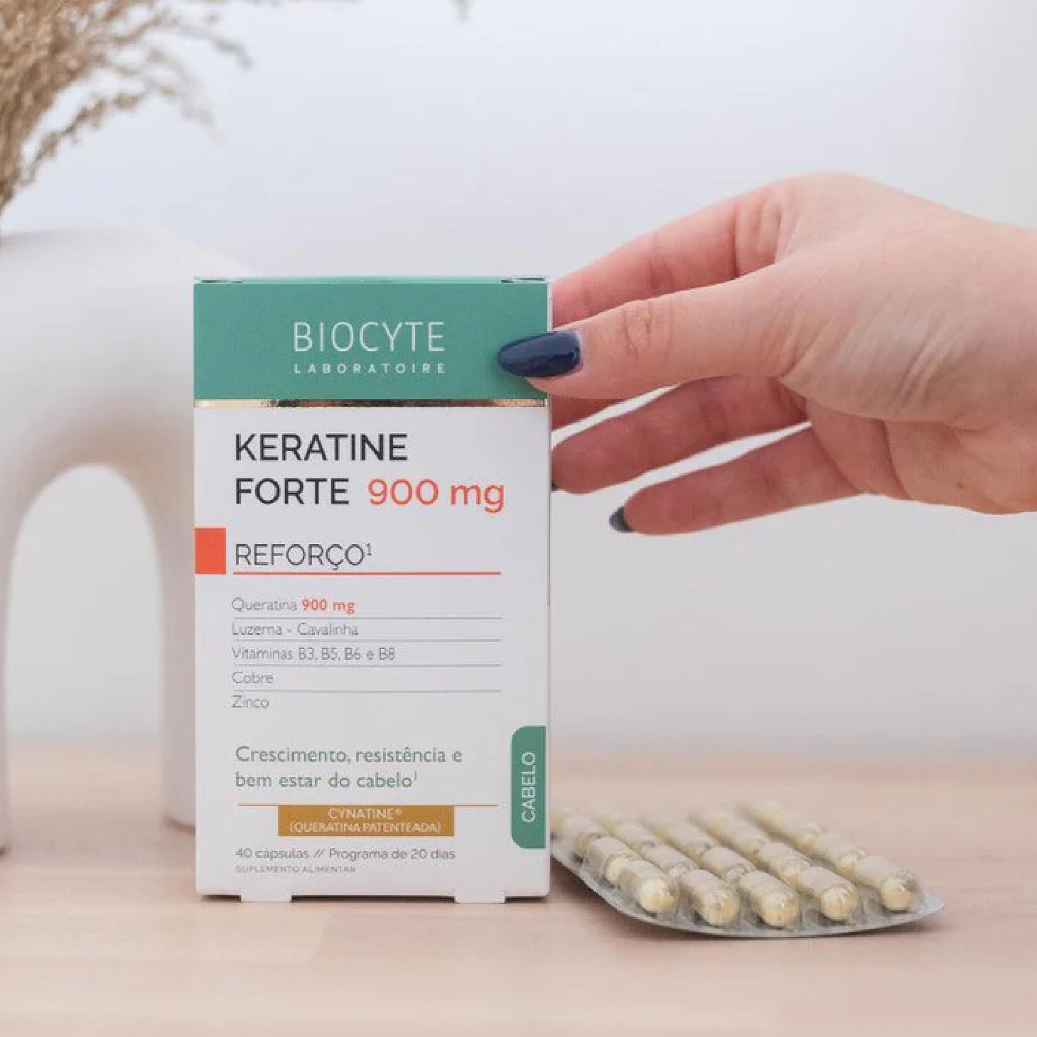 Keratine Forte 900mg 60 Cápsulas
