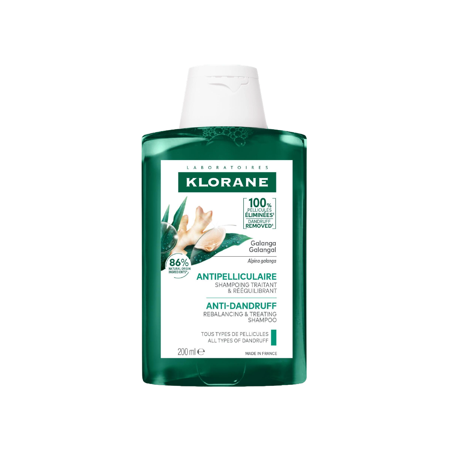 Klorane Capilar Champô Anticaspa Galanga 200ml