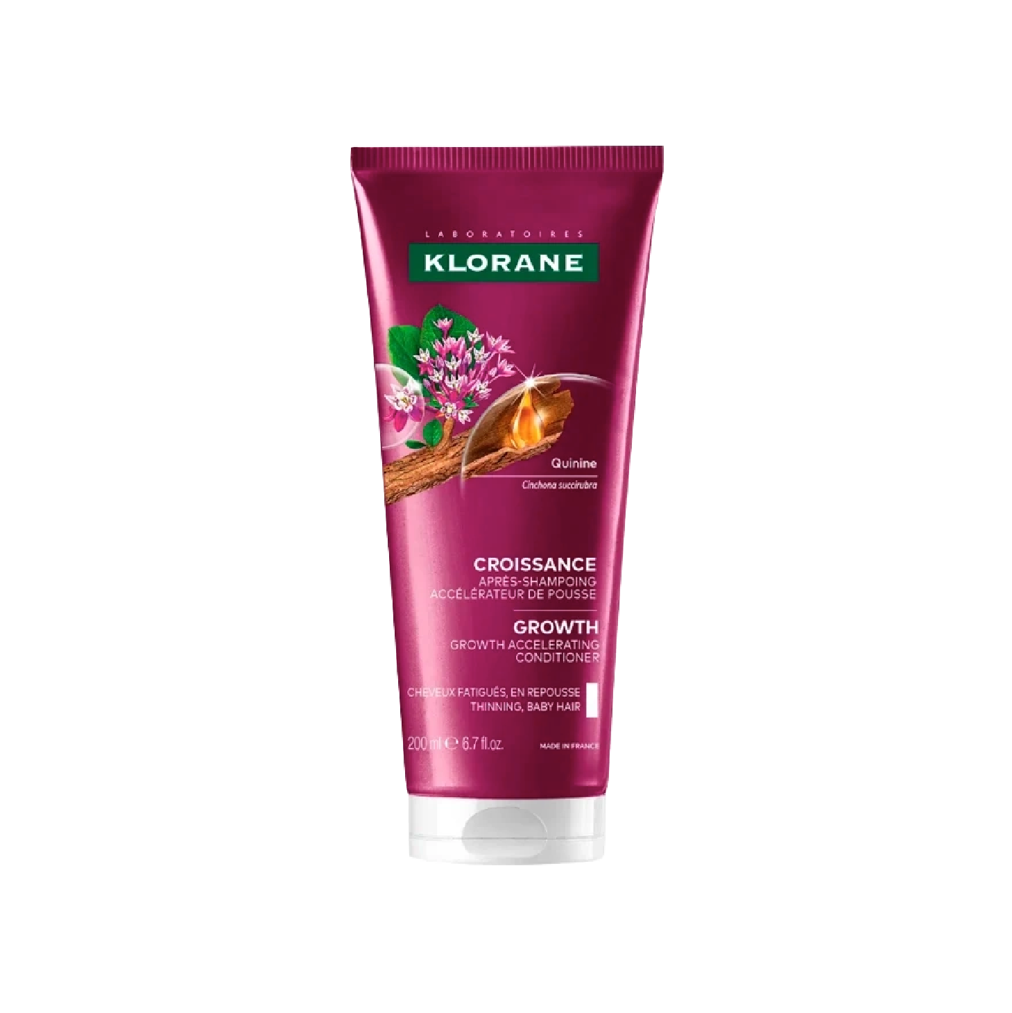Klorane Capilar Quinina Bálsamo Acelerador de Crescimento 200ml