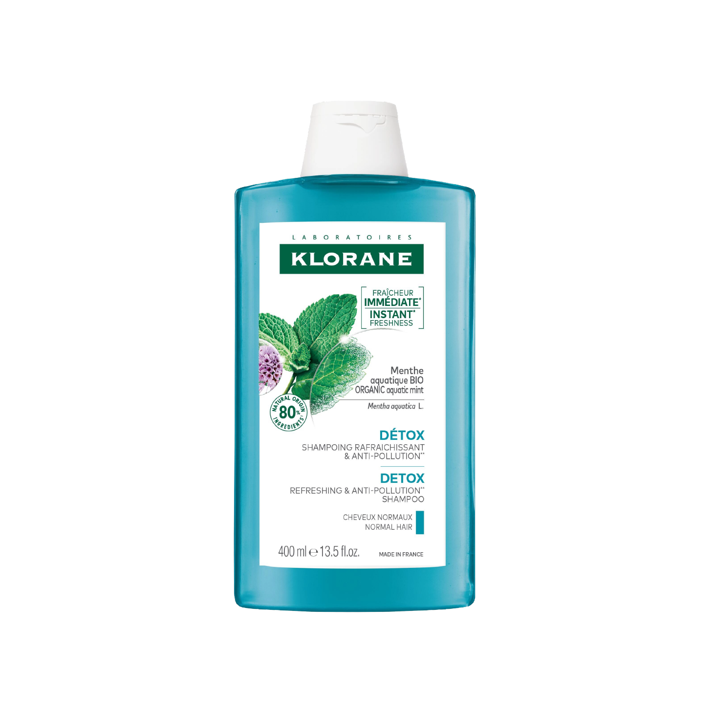 Klorane Menta Aquática BIO Champô 400ml