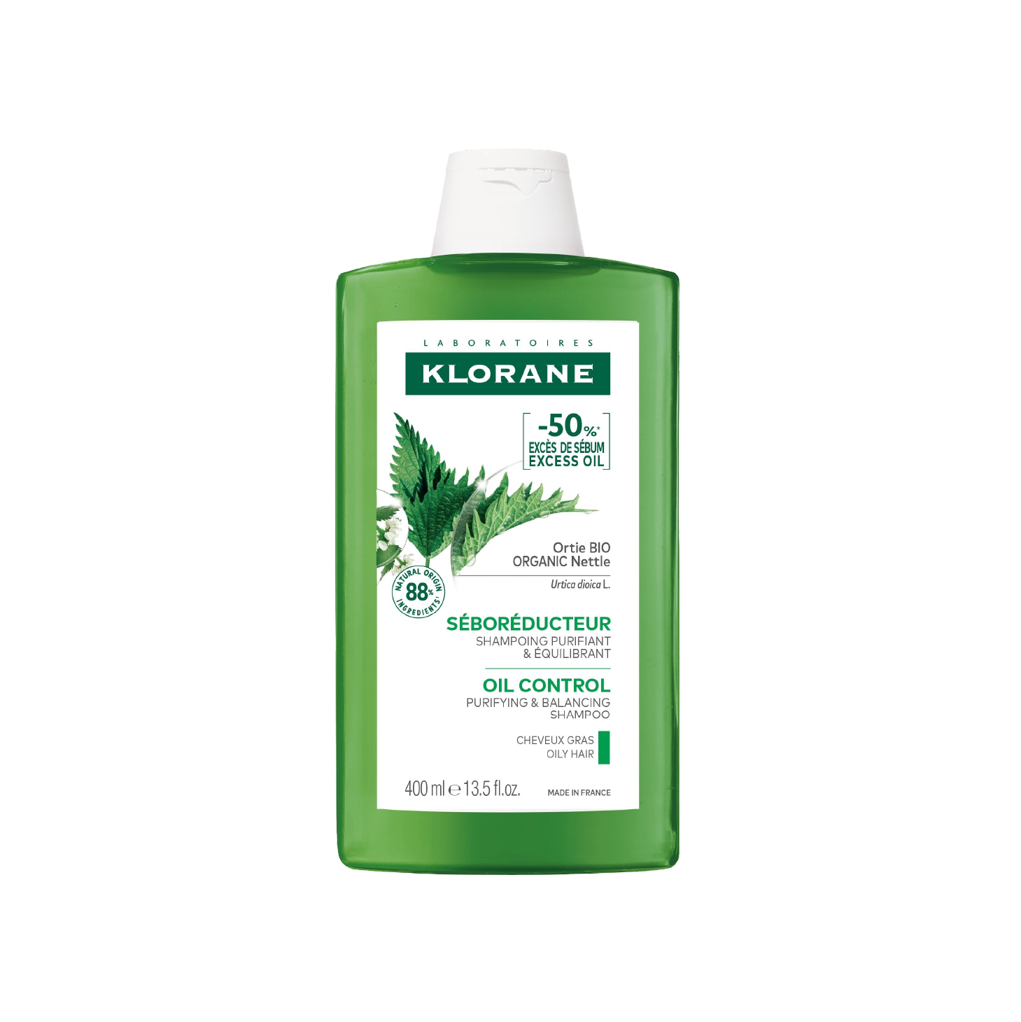 Klorane Ortiga Branca Champô 400ml