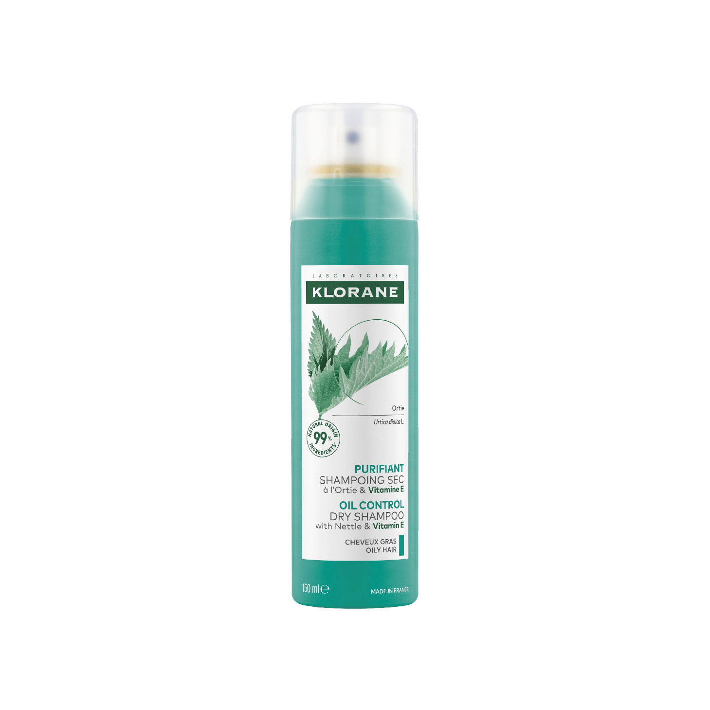 Klorane Ortiga e Vitamina E Champô Seco 150ml