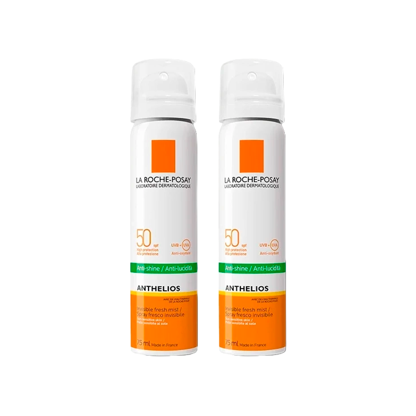 La Roche-Posay Anthelios Bruma Anti-Brilhos SPF50 75ml x2