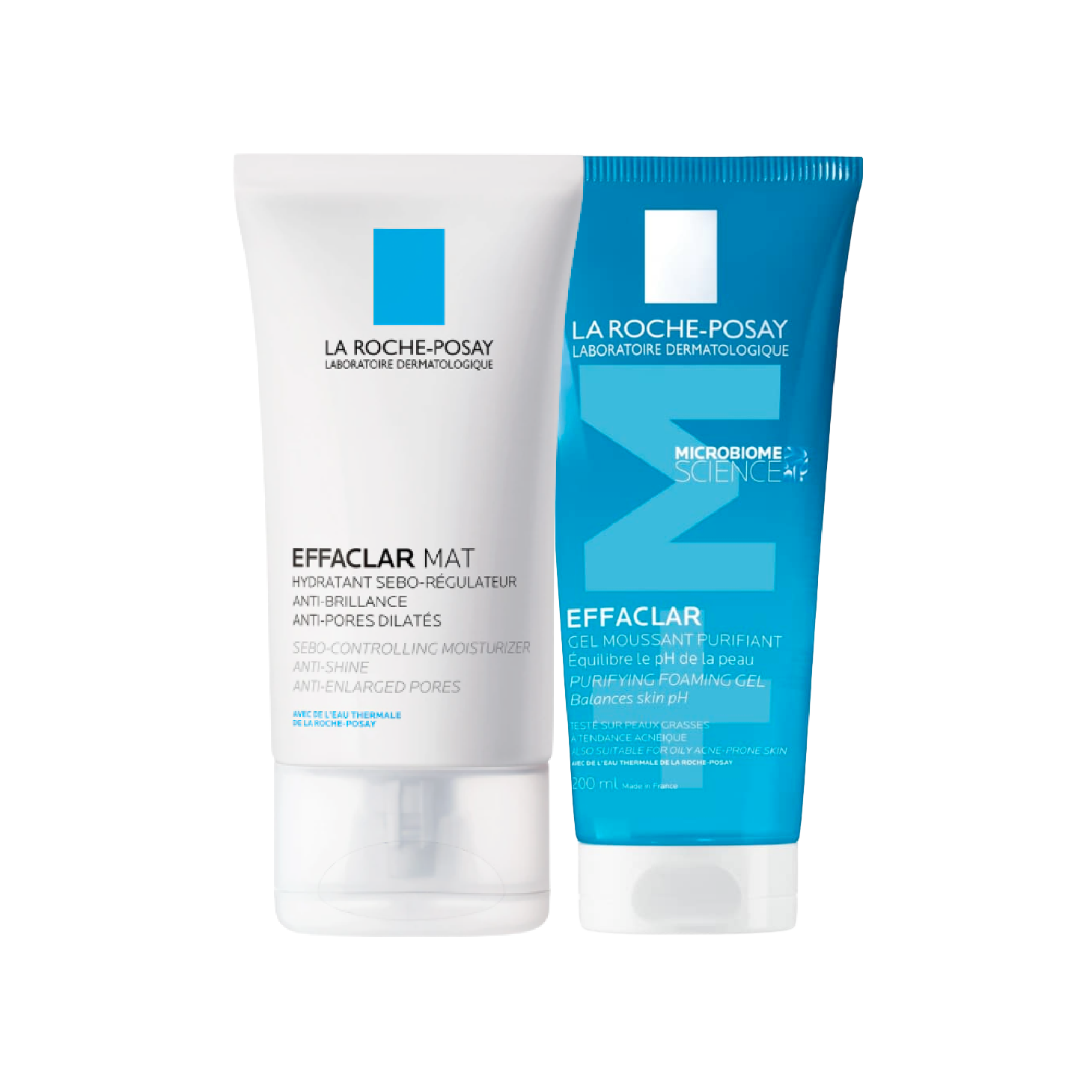 La Roche Posay Effaclar Mat+ Creme Hidratante 40ml + Gel 50ml