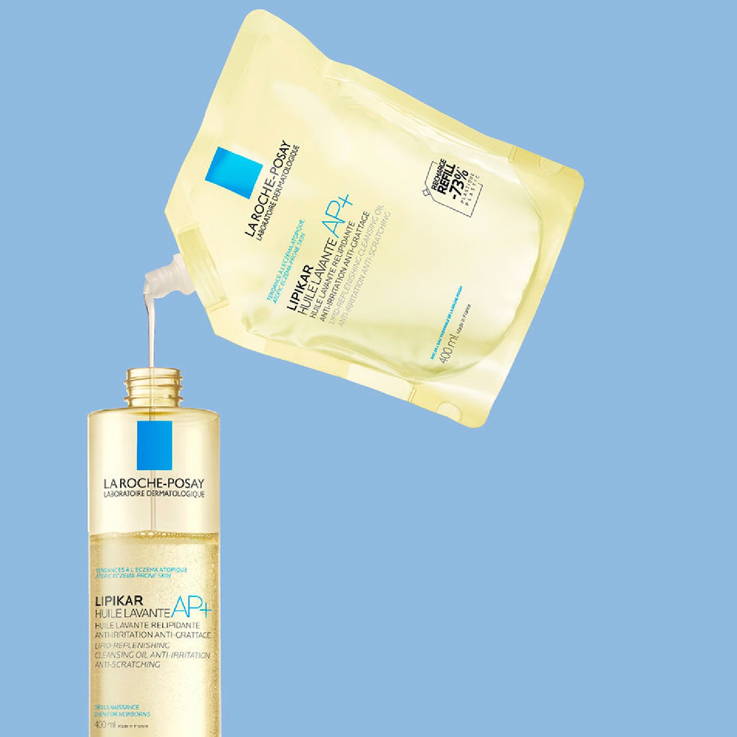 La Roche Posay Lipikar Óleo Lavante 400ml + Refill 400ml