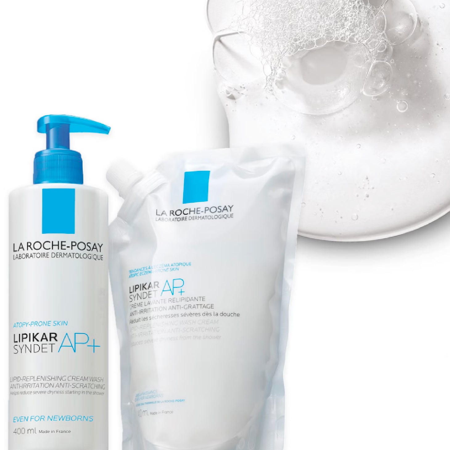 La Roche Posay Lipikar Syndet AP+ 400ml + Refill 400ml