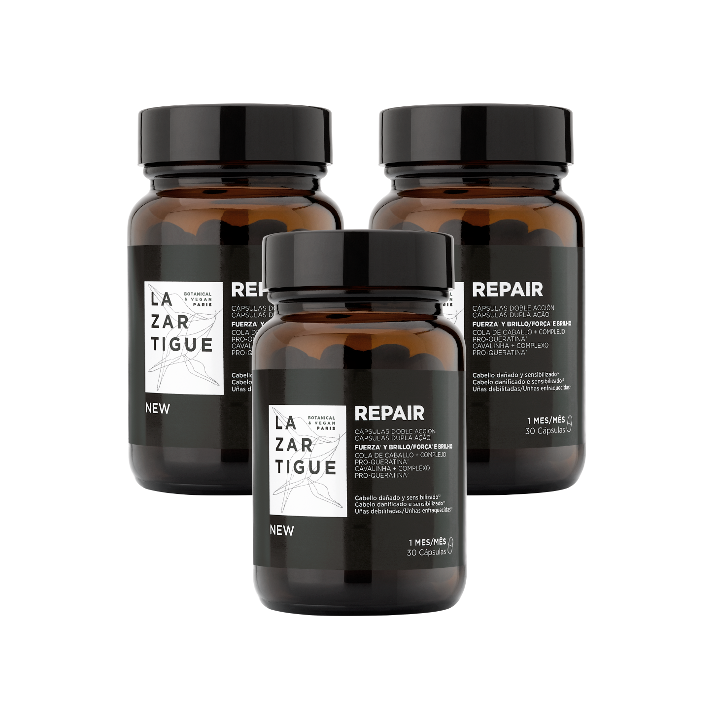 Lazartigue Repair 30 Cápsulas x 3 Unidades