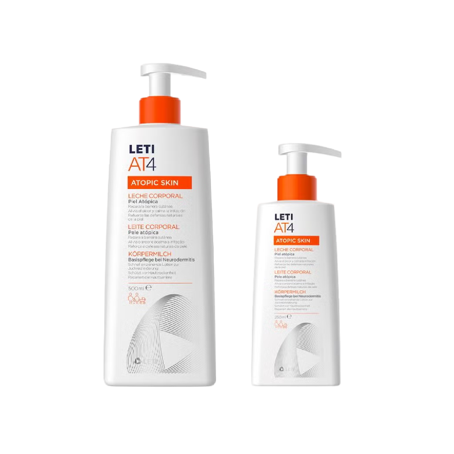 Leti AT4 Leite Corpo 500 ml + 250 ml