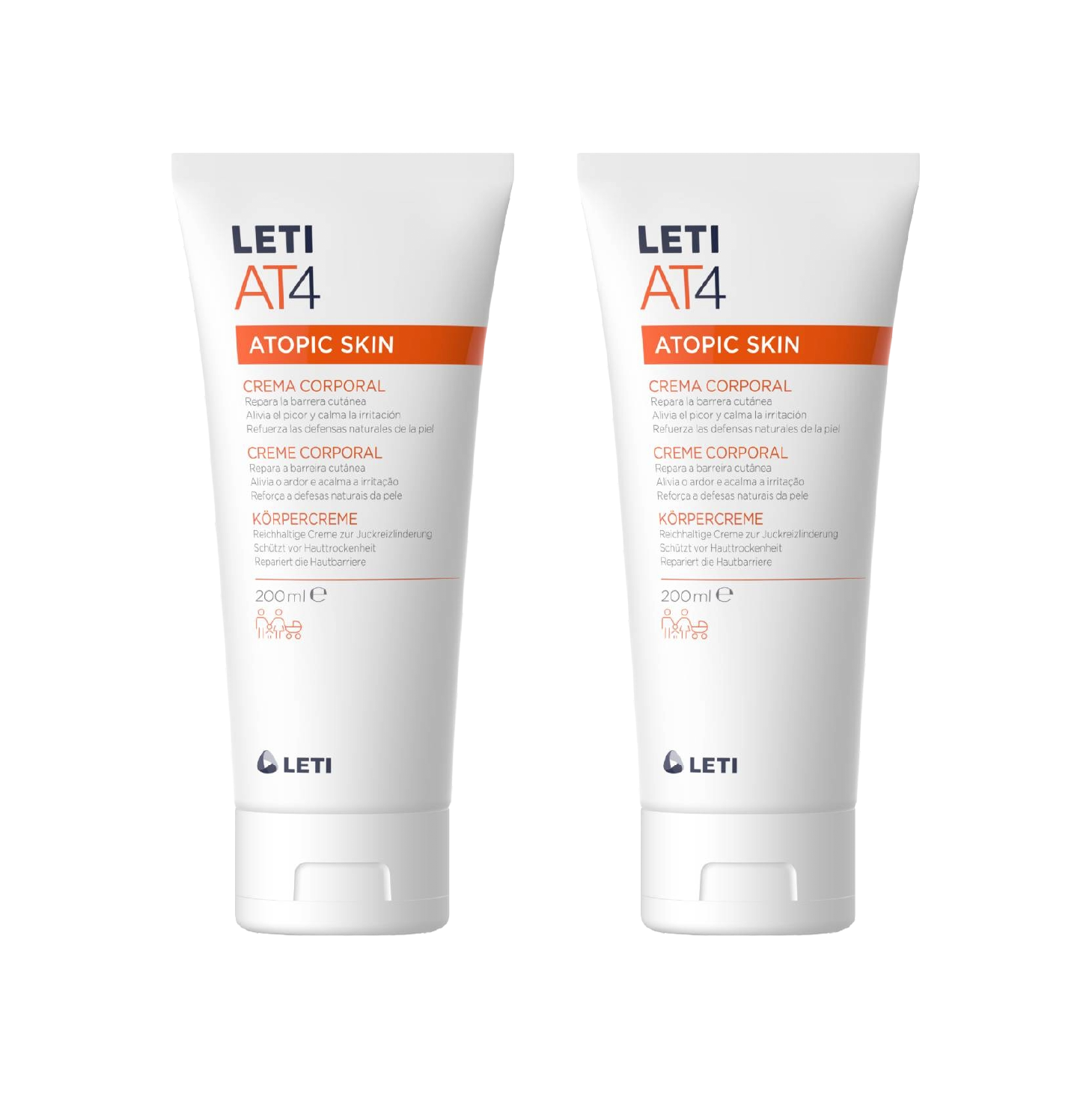 Letiat4 Creme Corporal 200ml x 2 Unidades