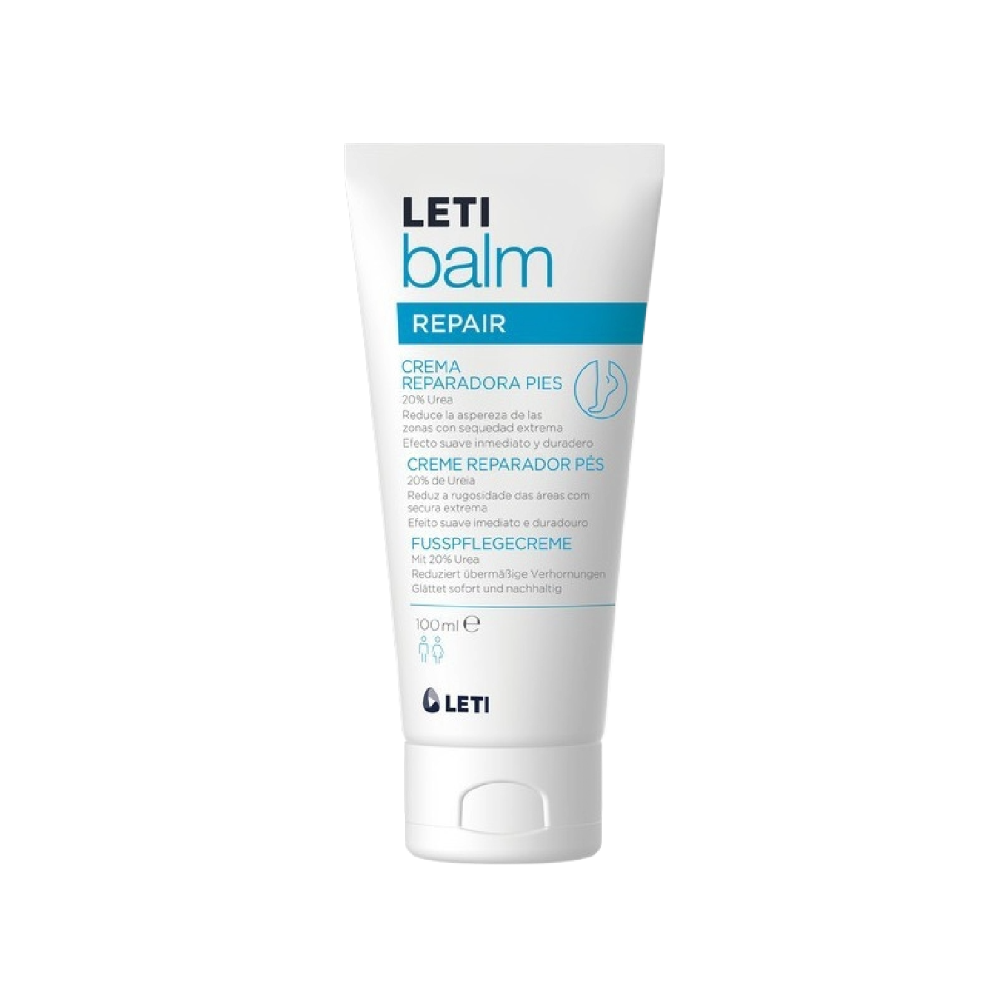 Letibalm Repair Creme Pés 100ml