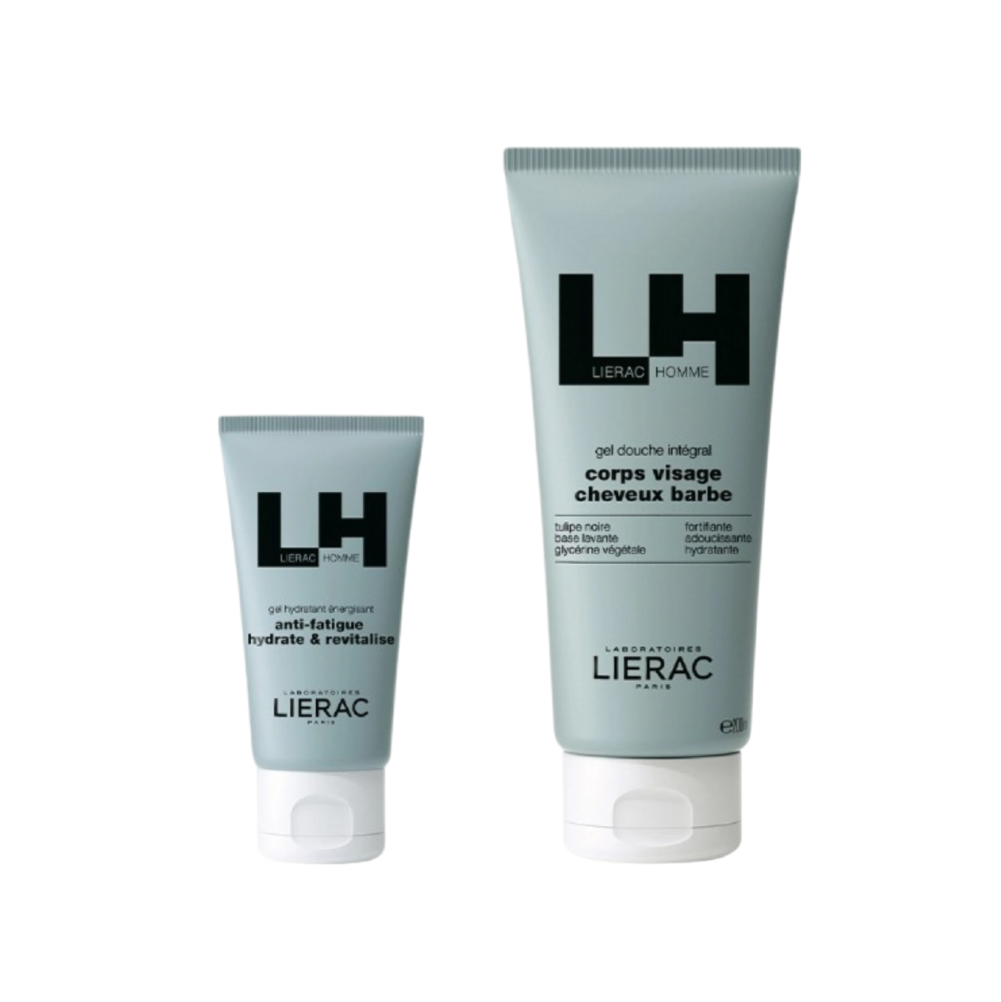 Lierac Homem Gel Hidratante Energizante 50ml + Gel de Banho Champô 200ml
