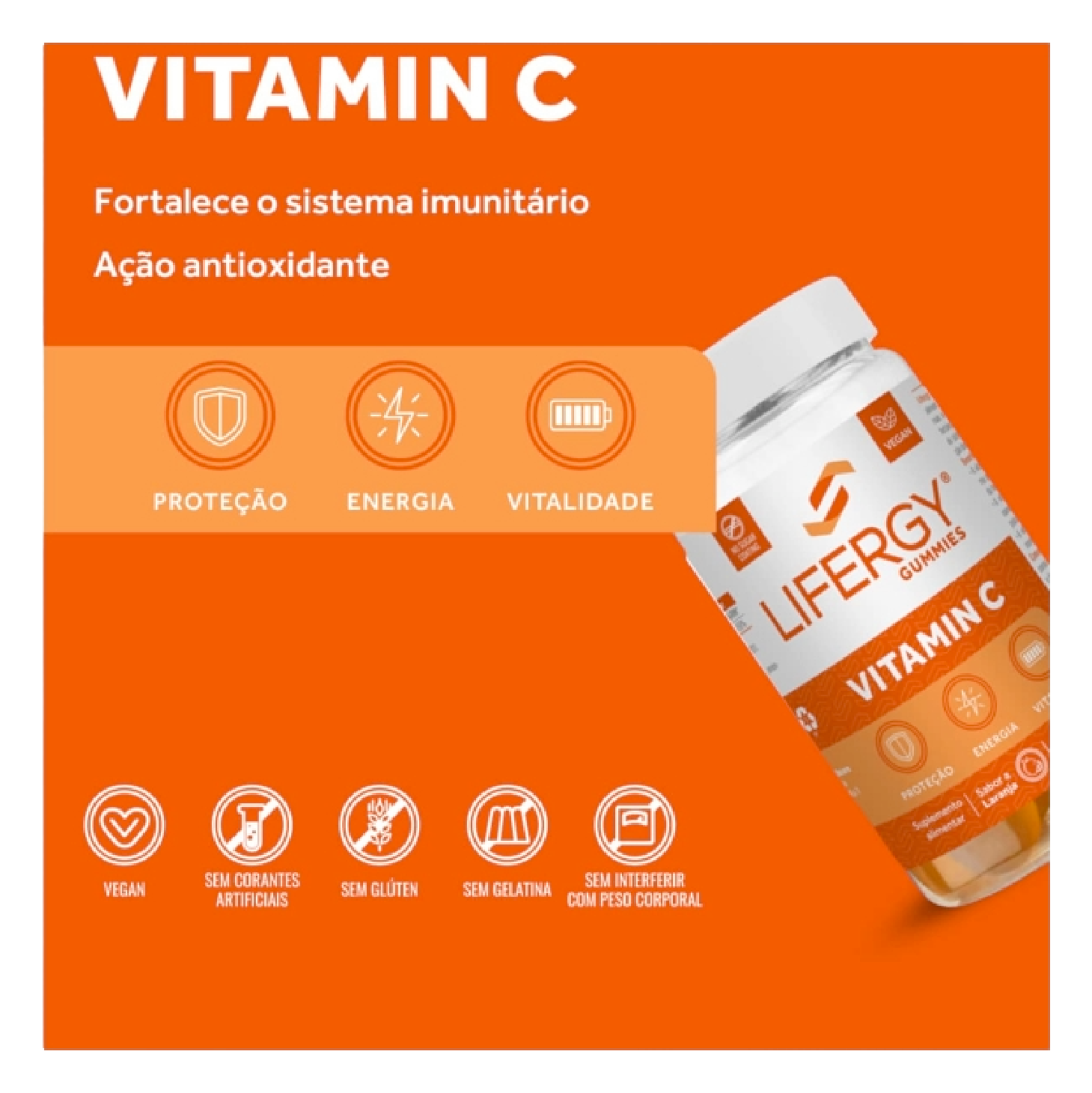 Lifergy Gummies Vitamin C 45 Gomas