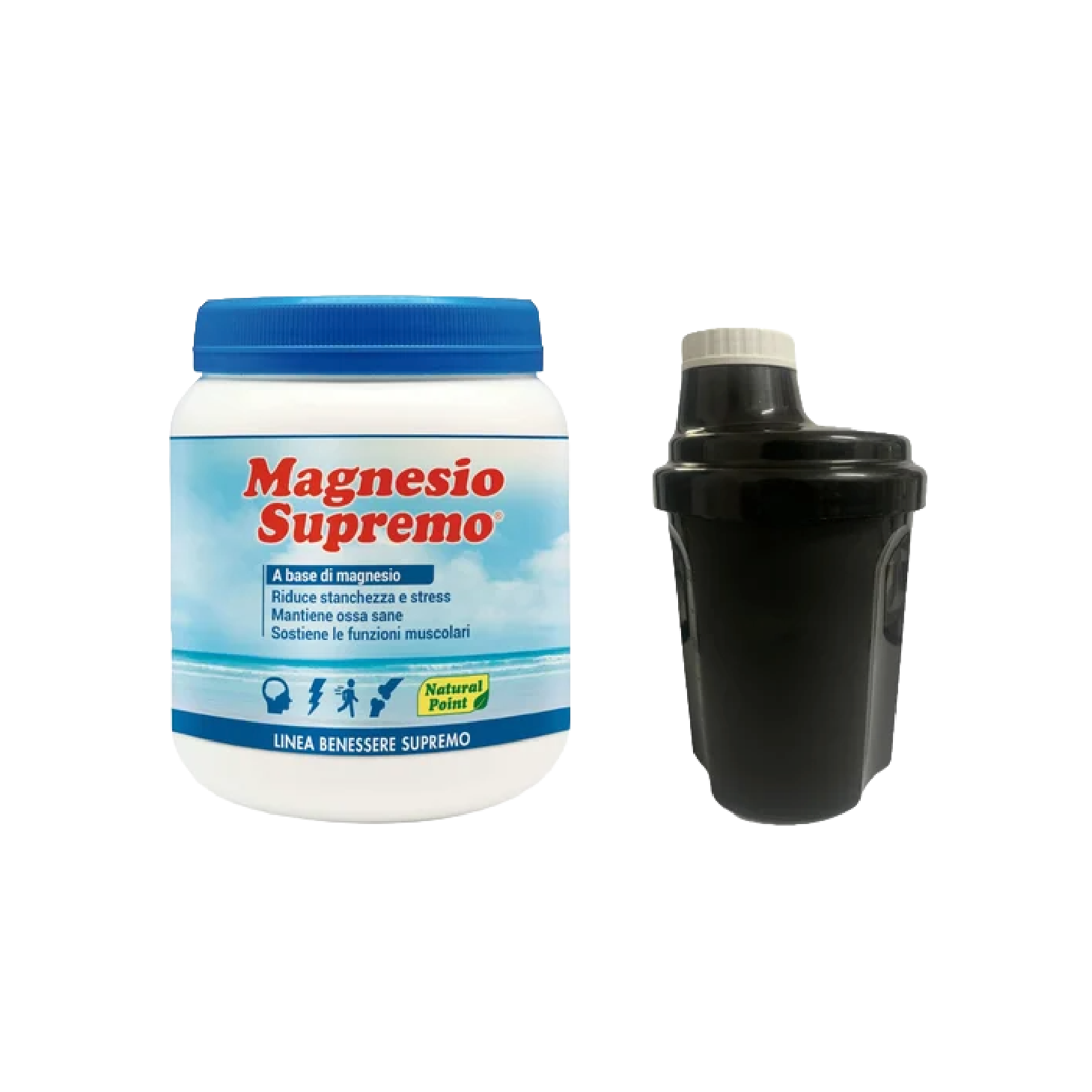 Magnesio Supremo Pó 300g + Shaker