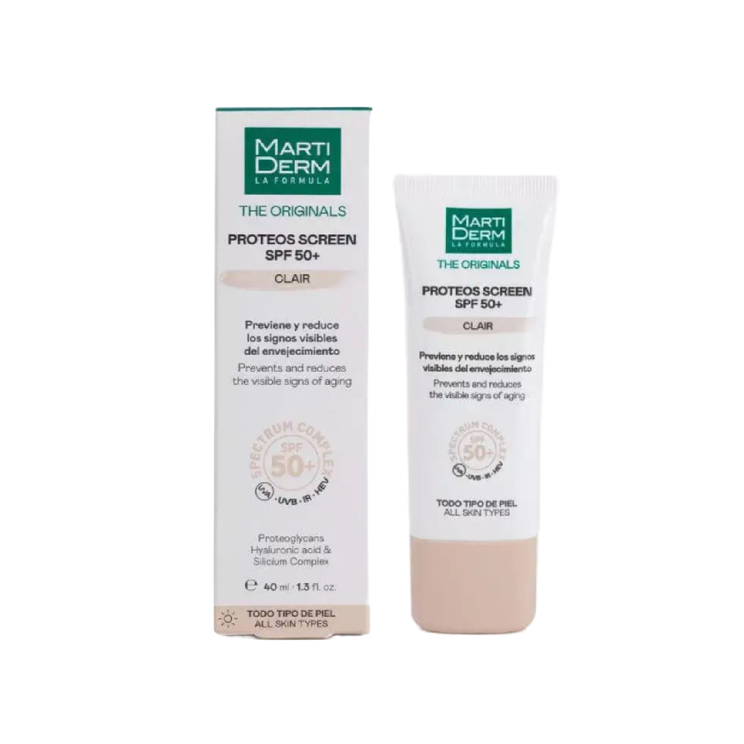 Martiderm Proteos Screen Clair Creme SPF50+ 40ml