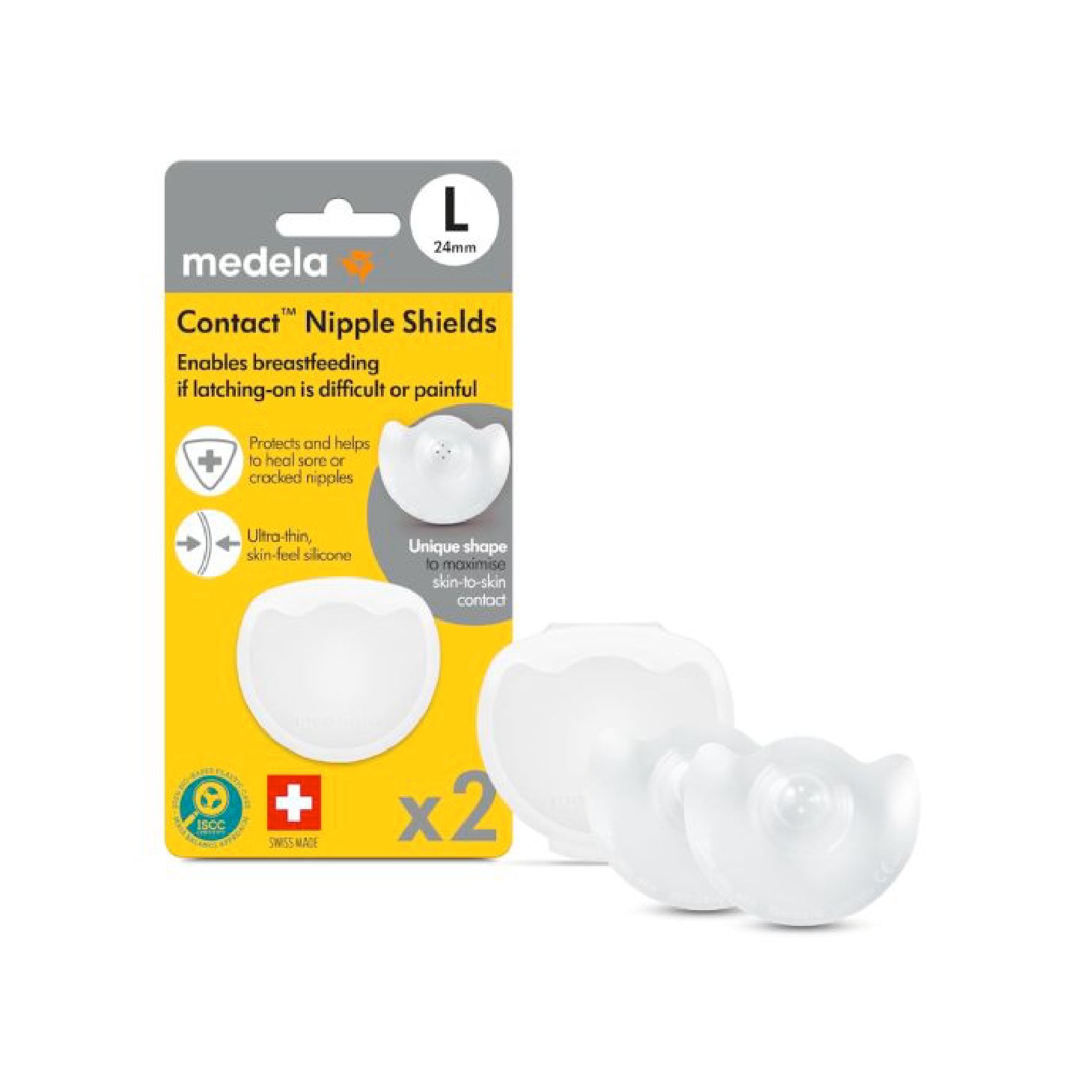 Medela Mamilo Silicone Contact L x 2 Unidades