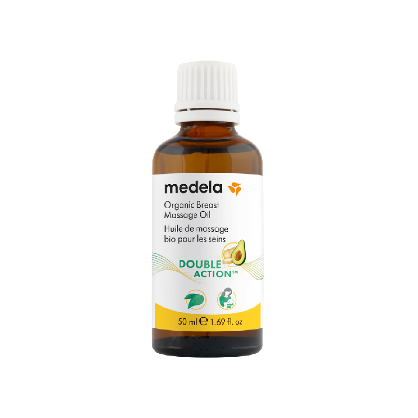 Aceite orgánico para masaje de pecho Medela 50 ml