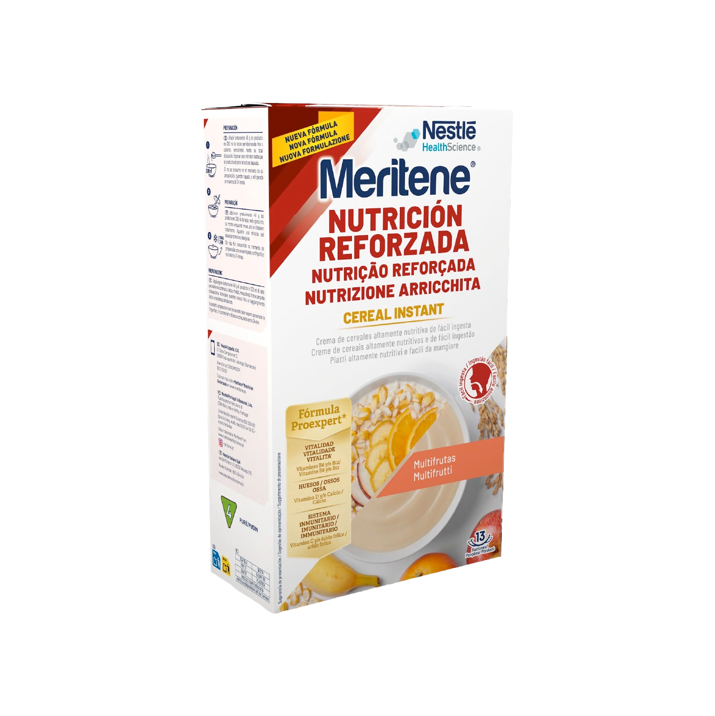 Meritene Cereal Instantáneo Multifrutas 520G
