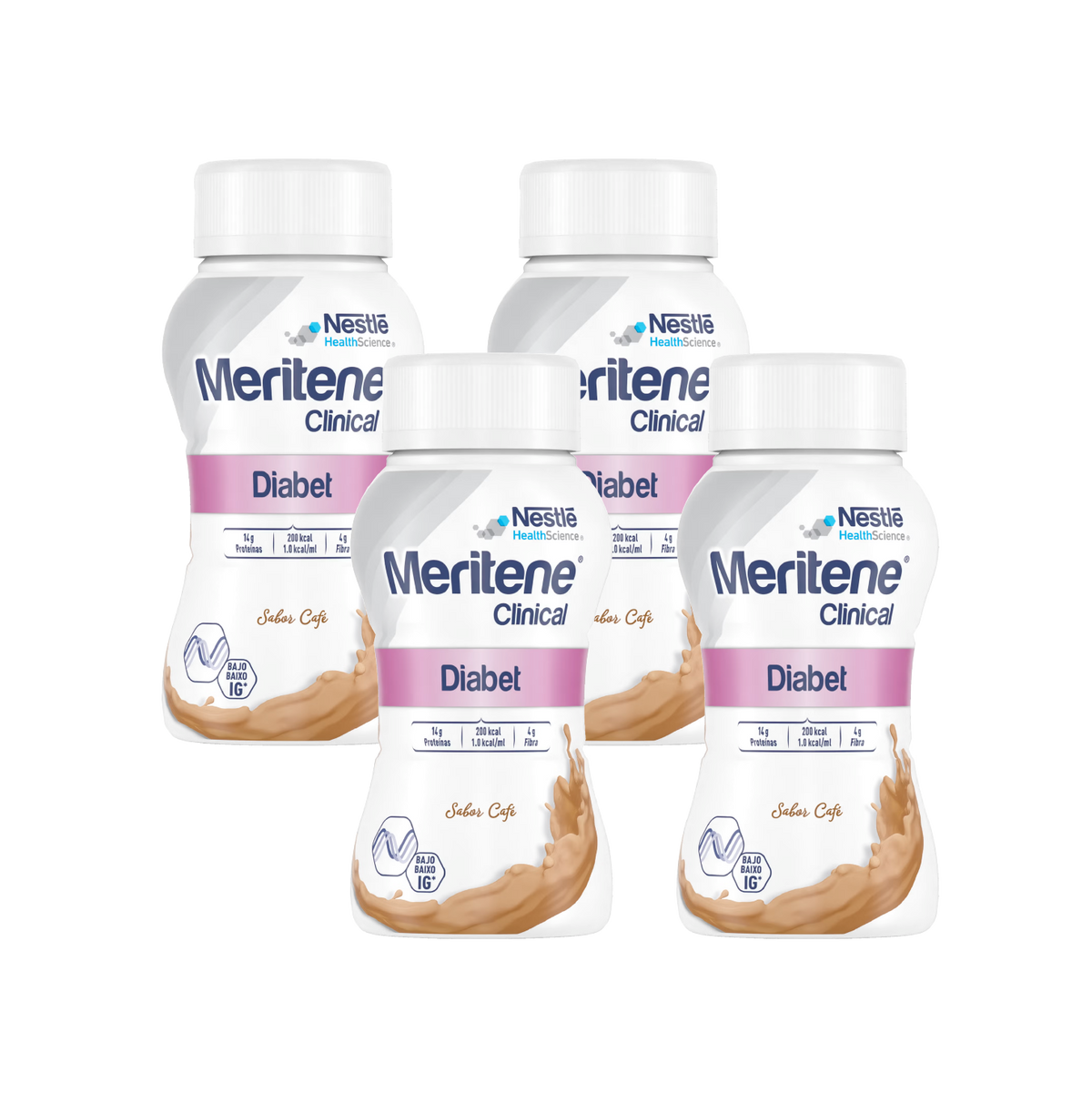 Meritene Clinical Diabet Café 200 ml x4