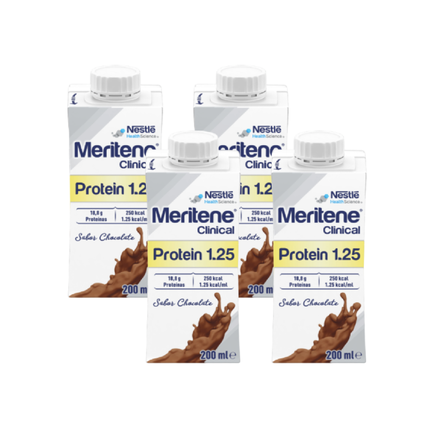 Meritene Clinical Protein 1.25 Chocolate 200ml x4 Unidades